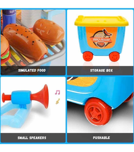 Juguete Para Niños Y Niñas Food Truck Cod Tc-2