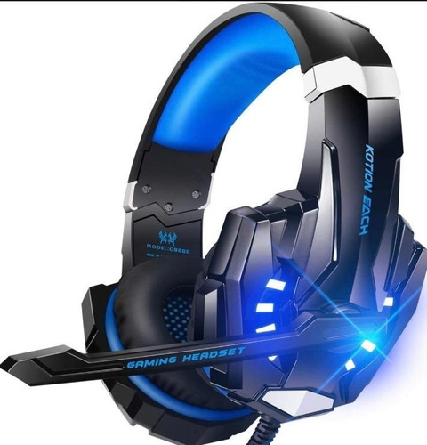 Audífonos Gamer Kotion Each G9000 Black Y Blue