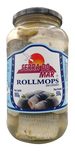 Rollmops Em Conserva 500g - Serra Do Mar