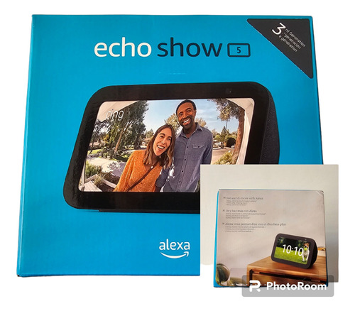 Amazon Echo Show 5 3era Generacion Charcoal 2023 Color Negro