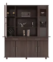 Comprar Modular Comoda Vajillero Orlandi 1,60 6 Puertas Wengue