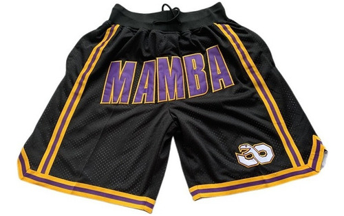 Pantalones Cortos De Baloncesto Mamba De Los Angeles Lakers