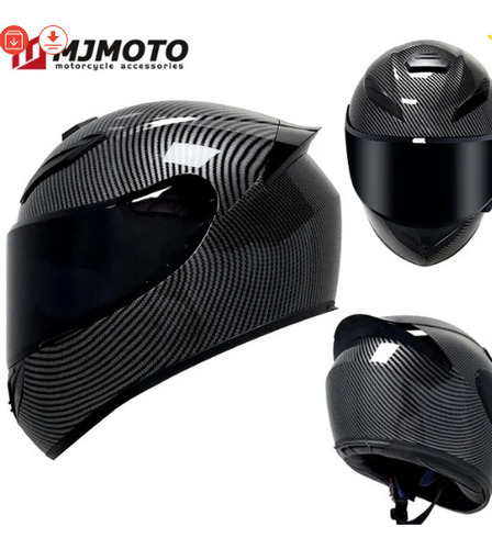 Casco De Moto Racing Moto Helmet Full Face Dot Aprobado