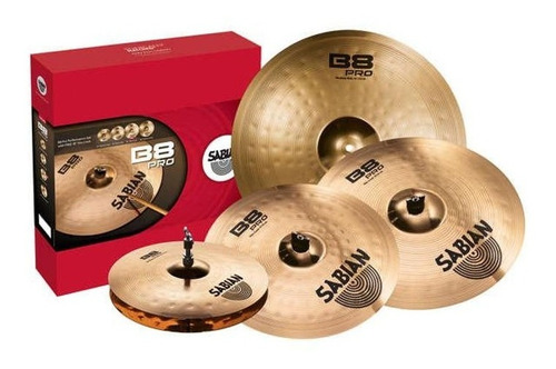 Sabian B8 Pro Set Hi Hat 14 Crash 16 18 Ride 20 35003b