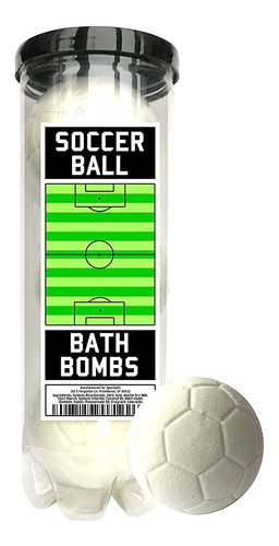 Soccer Ball Bath Bombs - 3 Pack - Soccer Gifts - Luxury Scen