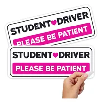 Comprar Calcomanía De Stickios Student Driver: Calcomanía De Vinilo 