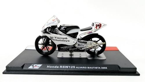 Miniatura Diecast 1/24, Honda Rs125, Bautista 2005