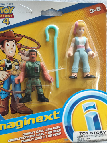 Combate Contra Carl Y Bo Peep Figuras Imaginext Toy Story