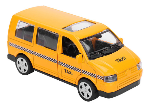 Cabina De Simulación Modelo 1:32, Taxi, Juguete, Aleación, T