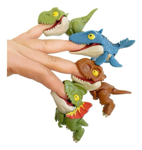 Brinquedo De Dinossauro Que Morde Dedos, Móvel De 10 Peças