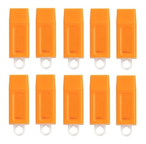 10 Memorias Usb Datatraveler Exodia 32gb Naranja Kingston