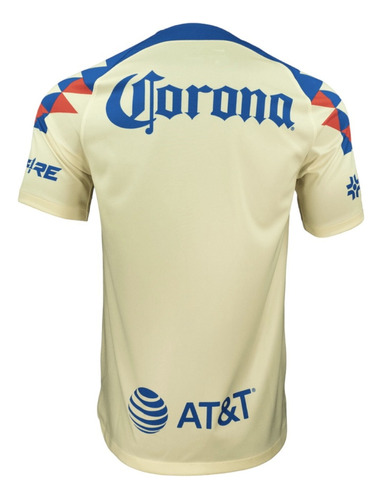 Jersey Playera Futbol América Azul Crema Local 2023-2024 Fan