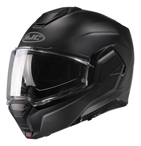 Casco Hjc Rebatible  I100 Solido Semi F Black Hjc