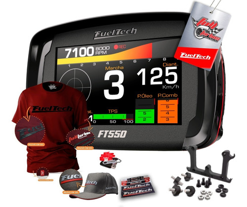 Ft550 Fueltch S/ Chic + Mega Brinde Camiseta Bordo Gel Bc
