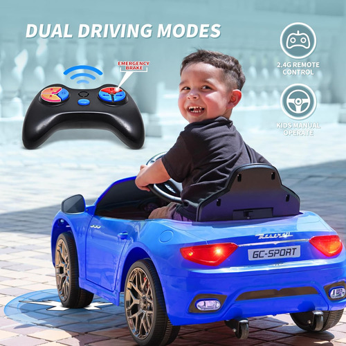 Joywhale Maserati - Vehículo Eléctrico De 12 V Para Niños De