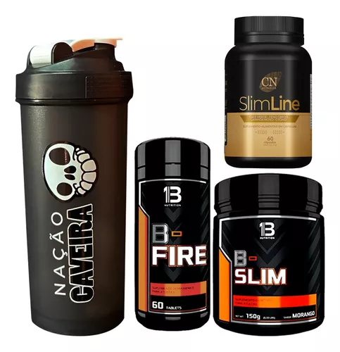 Kit Emagrecedor B-fire + B-slim + Slim Line