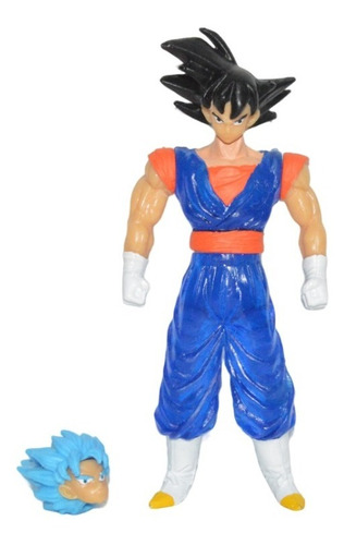 Figura  Dragon Ball Goku Vegito Cabezas 18 Cm