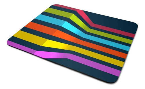 Mouse Pad Geek Nerd Retangular Paralelas Presentes Criativos Cor Preto