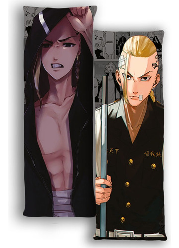 Almofada Mini Dakimakura Tokyo Revengers Draken