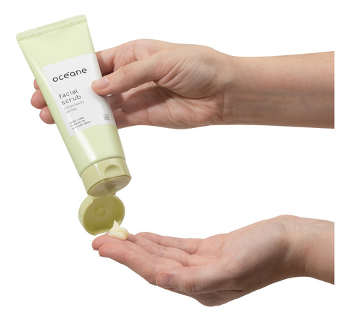 Océane Esfoliante Facial Extrato De Bambu Facial Scrub 100ml