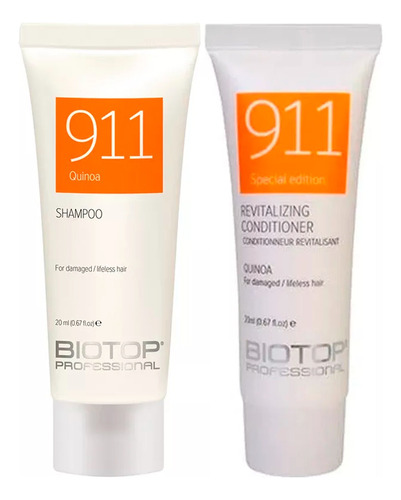 Biotop Shampoo + Acondicionador Hidratante 911 Quinoa 20 Ml