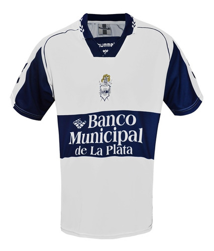 Camiseta Gimnasia De La Plata Hummel Reedicion Retro Titular