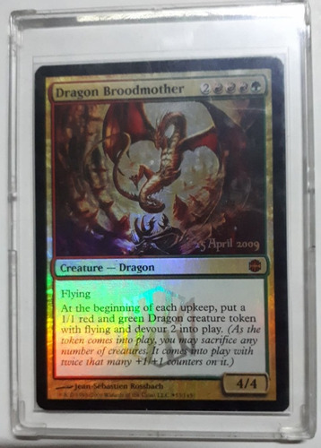 Magic Mtg Dragon Broodmother (prerelease)