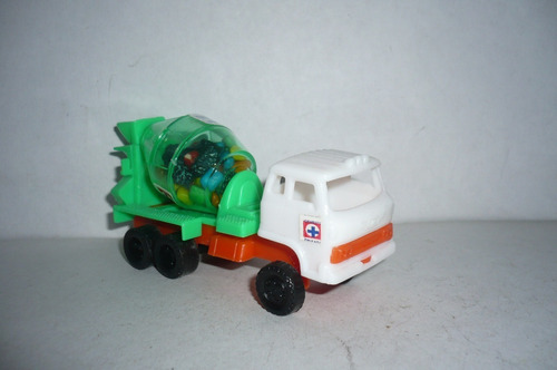 Camion Revolvedora De Cemento - Camioncito De Juguete Escala