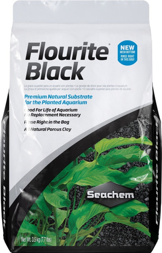 Flourite Black 3.5kg Sustrato Grava Acuario Plantado Pecera