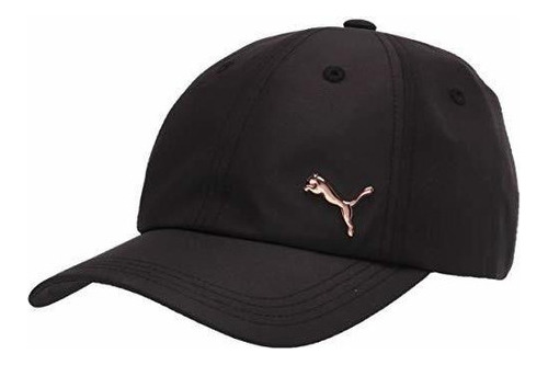 Gorra Ajustable Evercat Opal De Puma Para Mujer, Negro / Oro