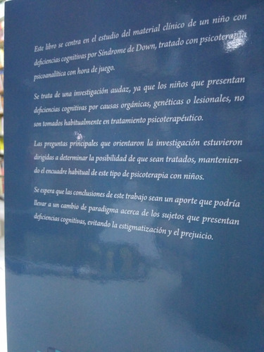 Imagen 2 de 3 de Pacientes Con Síndrome De Down Psicoterapia Psicoanalit -bb