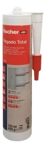 Adhesivo Fischer Pegado Total Multimaterial 310 Ml - 10 Seg