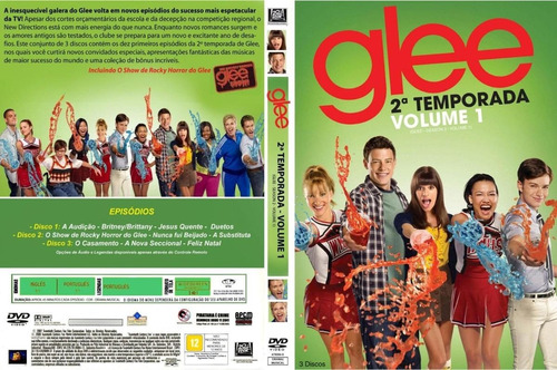 Glee - Temporada 2. Vol.1 - 3 Dvd´s Original Y Nuevo