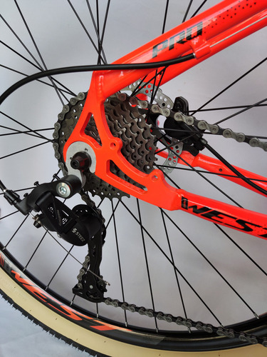 Bicicleta Aro 29 Prowest Discovery 1x9v Hid Trava Guidão Cor Laranja Tamanho Do Quadro 19