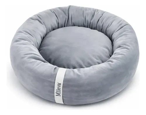 Cama Gato Cachorro Caminha Pet Redonda Ninho Macia 50x50cm Cor Ci...