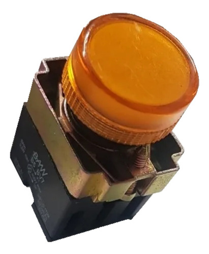 Imagen 1 de 4 de Luz Piloto Ojo De Buey 220v Ámbar B5bv75 Baw Por E631 Loc