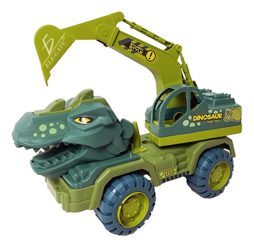 Juguete Dino Truck Camión Excavadora En Forma De Dinosaurio