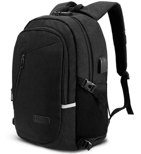 Mochila Urbana Antirrobo De 30l Con Cargador Usb