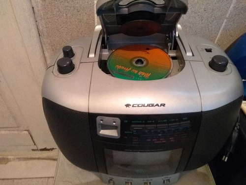 Rádio Portátil Cougar Com Cd E Tv