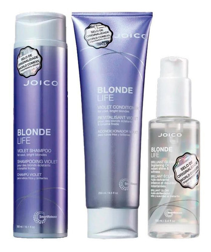 Kit Joico Cuidado Com Loiros - Sh E Cond E Óleo