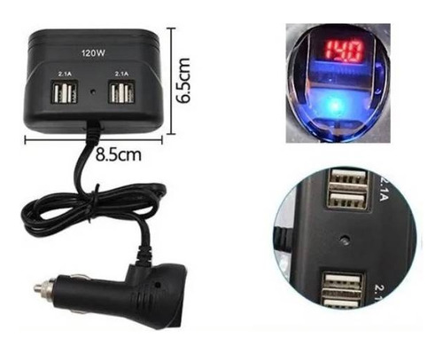 Splitter Multienchufe Con 3 Tomas De Corriente