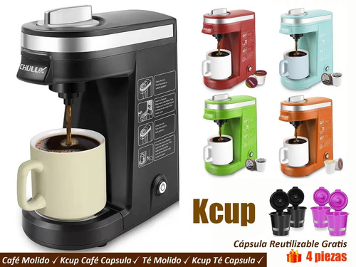 Chulux K Cup Cafetera Una Taza 12 Oz Kcup Cápsula Café K-cup | Meses sin  intereses