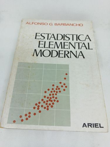 Libro Estadistica Elemental Moderna Alfonso Barbancho