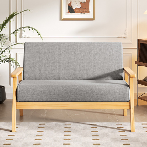 Sofá De 2 Plazas Compacto Loveseat Sofá Lounge Para Inicio