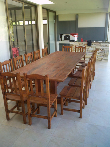 Mesa De Madera De Quebracho Colorado.tambien Lapacho / Cedro