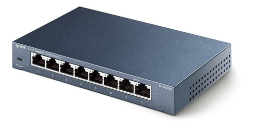 Switch 8x Tp-link Tl.sg108 8p Gigabit Acero