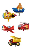 Comprar Globos Autos Aviones Barquitos Submarino X 5 Unidades. 35 Cm
