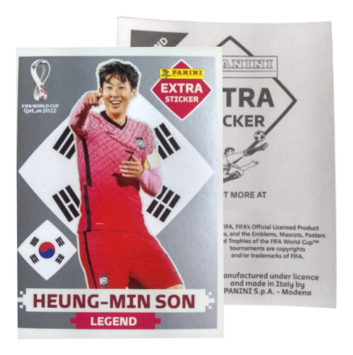 Extra Sticker Plata Heung Min Son World Cup Qatar 2022