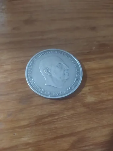Moneda Antigua Española 1966 Francisco Franco (Usado)