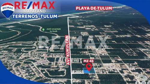 Oportunidad Terreno De 2500 M2 A Solo 100 Mts De La Av Kukulcan Region 15 De Tulum